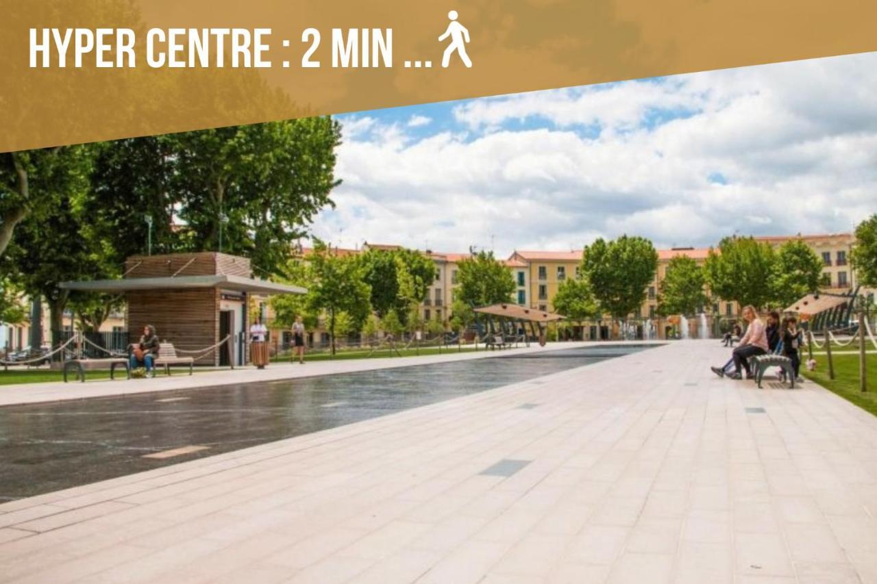 Centre Historique - Free Parking - Self Checkin - Wifi - Industriel - Sleepntripbeziers Lejlighed Eksteriør billede